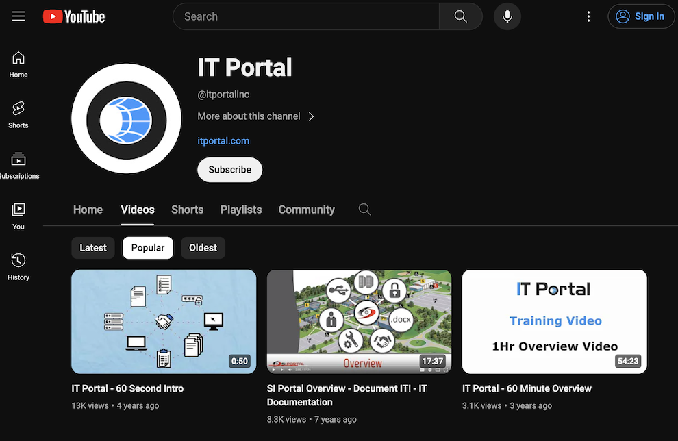 IT Portal Youtube
